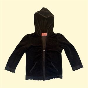 Juicy Couture Black Jacket with Red Label